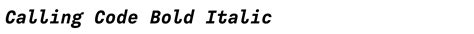 Image result for Calling Code Font