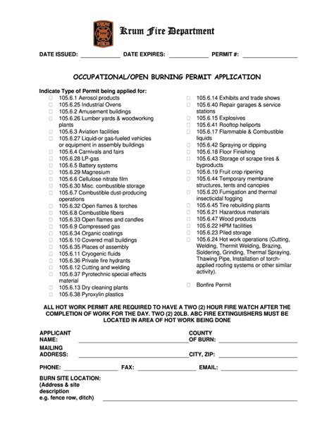 Image result for Cal Fire Burn Permit Application Form