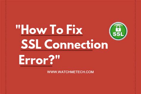 Image result for Ssl Connection Error