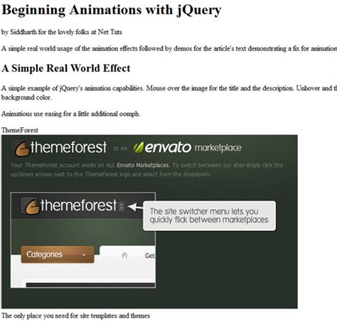 Image result for jQuery Animations