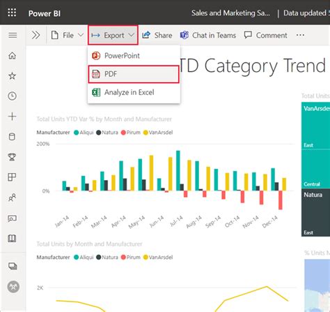 How to Export Power Bi to PowerPoint に対する画像結果