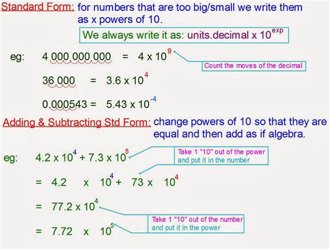 Toradh íomhá ar Scientific Notation Worksheet