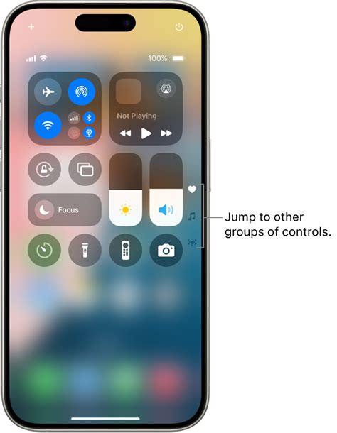 iPhone 16 Control Center に対する画像結果