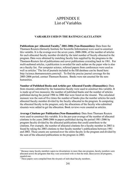 Image result for Example of a Research Paper Appendix