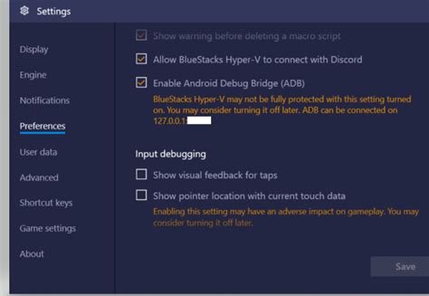 Enable USB Debugging BlueStacks に対する画像結果