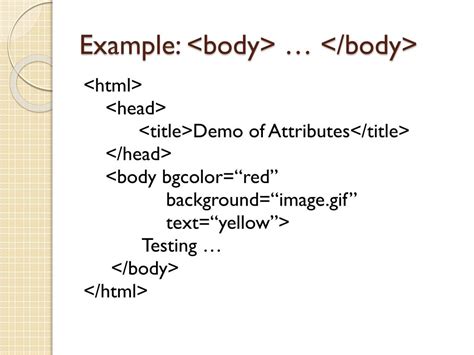 Image result for HTML Program Body