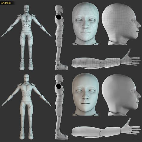 Android Model Poser に対する画像結果
