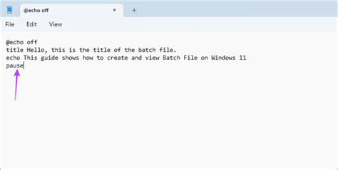 How to Create Batch File in Windows 11 に対する画像結果