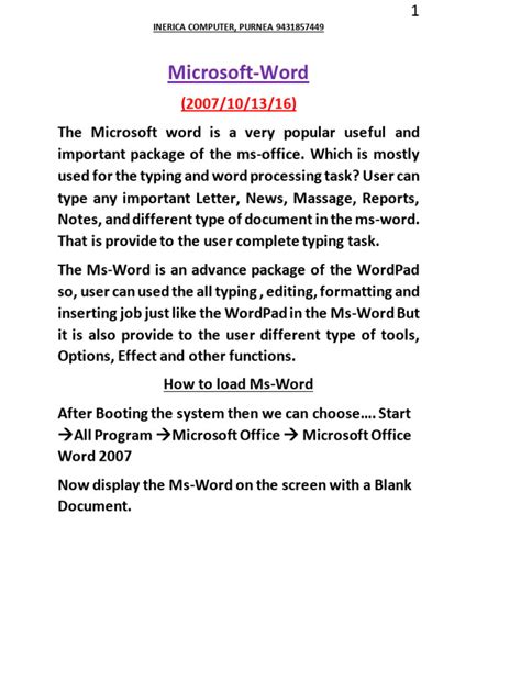 Image result for Computer MS Word Notes.pdf
