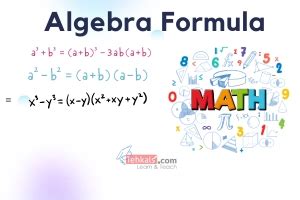Image result for Formula of Algebra