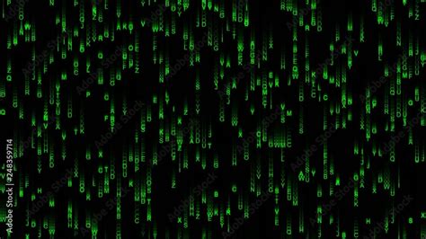 Matrix Falling Words に対する画像結果