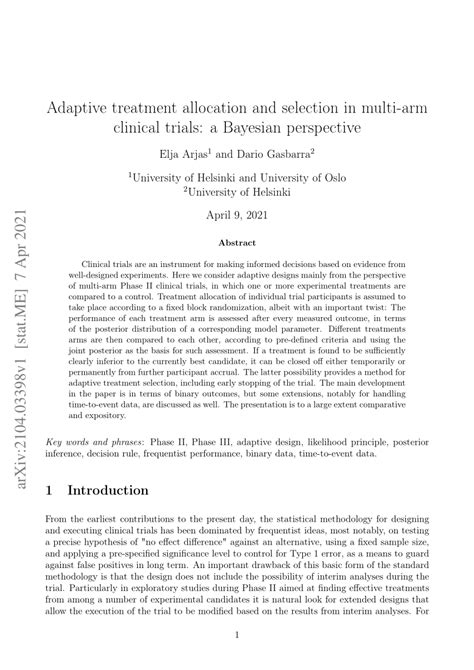 Toradh íomhá ar Bayesian Methods in Clinical Trials