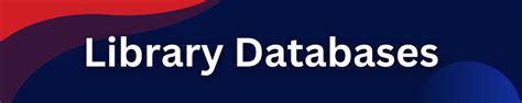 Image result for Library Database List