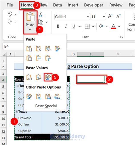 Toradh íomhá ar How to Paste Values in Excel