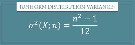 Image result for Uniform Distribution Variance Formula