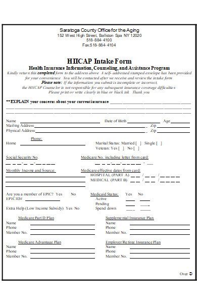 Simple Website Intake Form Template に対する画像結果