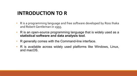 Image result for R Programming Language and Environment