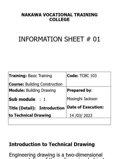 Image result for Technical Drawing Course Outline PDF