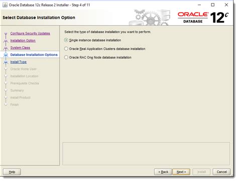 Toradh íomhá ar Oracle Installation