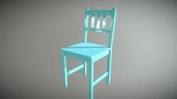 Toradh íomhá ar 3D Modeled Lab Chair