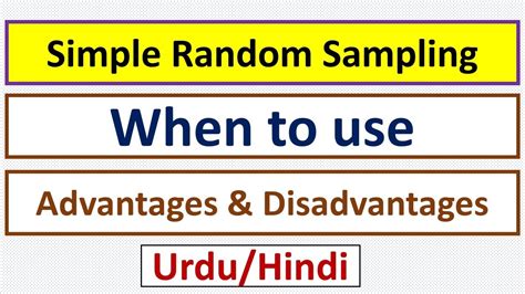 Toradh íomhá ar Simple Random Sampling Benefits