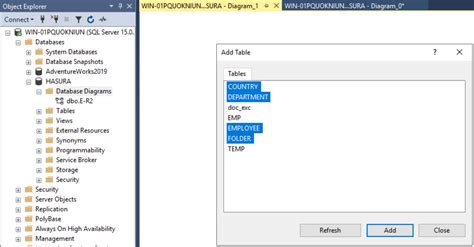Toradh íomhá ar Diagram SQL Server