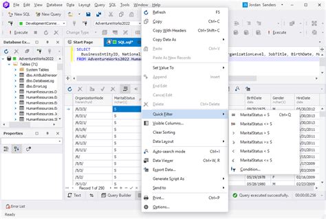 Image result for Query Editor SQL Filter