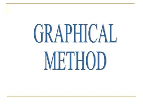 Image result for Pic On Graphical Method