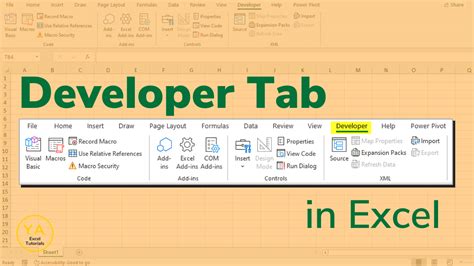 Image result for See Developer Tab in Excel