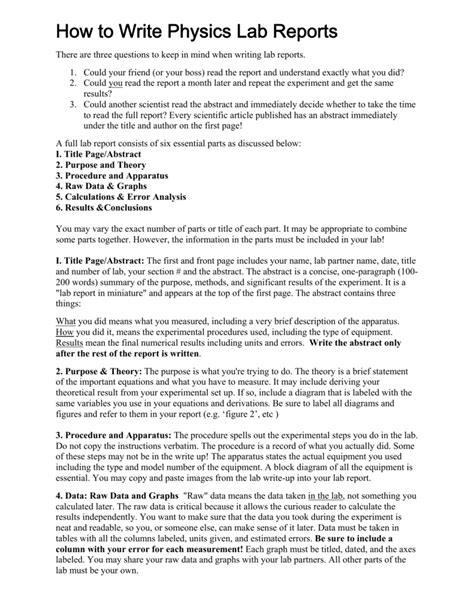 Example of Tabulated Results for Physics Lab に対する画像結果