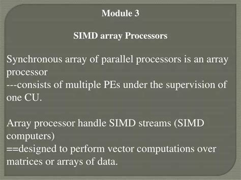 Image result for Array Processor