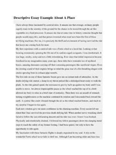 Image result for Example of Descriptive Text About Place