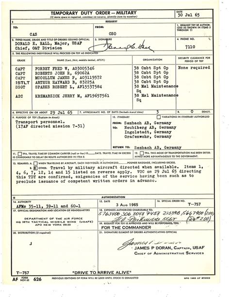 Image result for Army Work Order Form