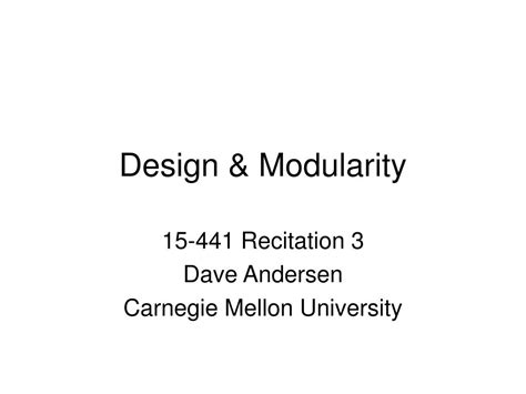 Image result for How to Design for Modularity