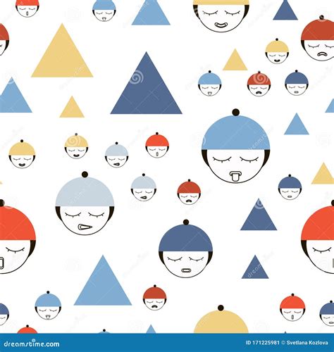 Toradh íomhá ar Triangle Emoji Pattern