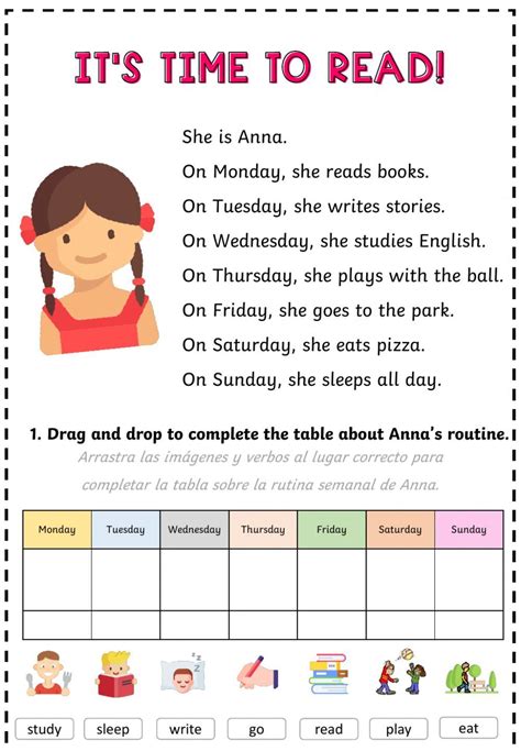 Image result for Routine Worksheet