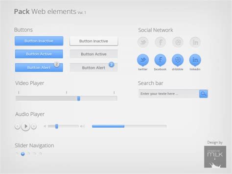Image result for Web GUI Website Elements Pack