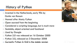 Image result for Who Introduced Python