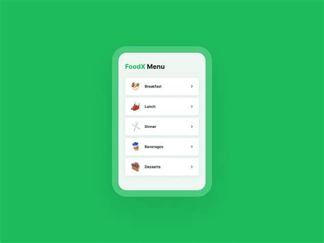 Image result for Web App Menu Layout