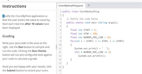 Toradh íomhá ar Any Count Principle in Java