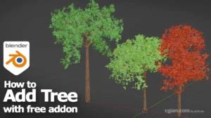 Toradh íomhá ar Blender Tree Add-On