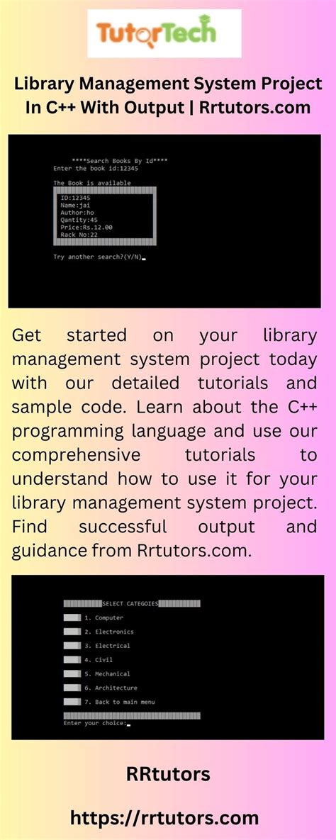 Toradh íomhá ar Library Management System C++ Project Using Very Simple Code