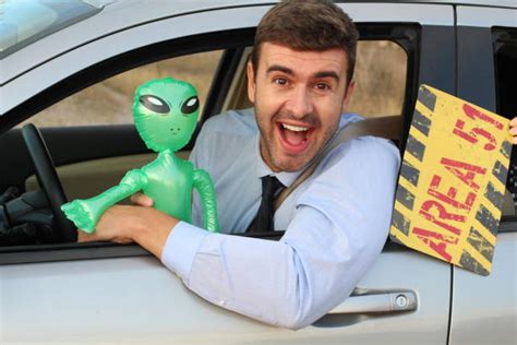 Image result for Alien Driving a Car