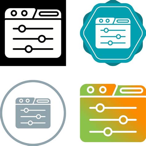 Toradh íomhá ar Control Panel Vector Icon