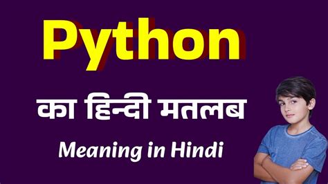 Python Meaning in Hindi に対する画像結果