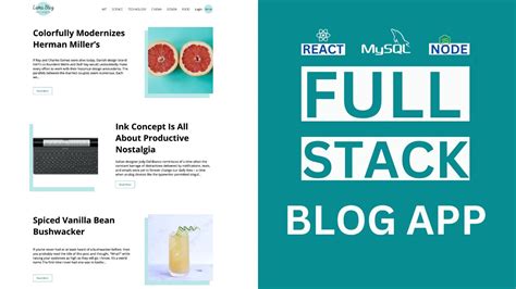 Image result for Full-Stack React and Node.js Project