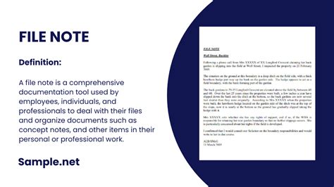 Image result for Note to File Research Example