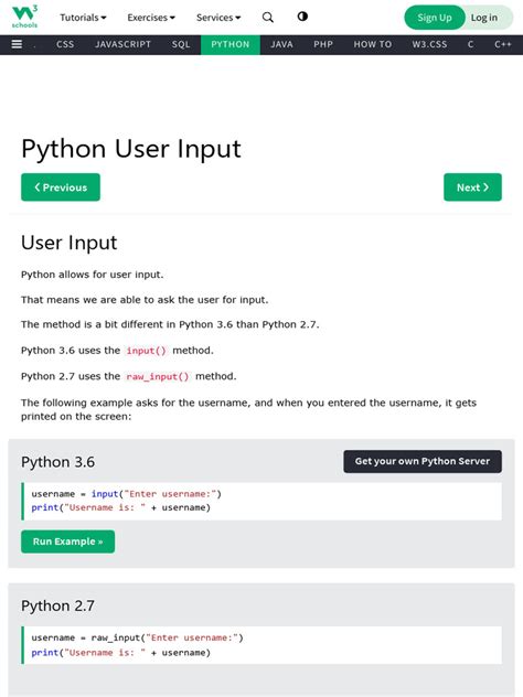 Toradh íomhá ar Python User Input If Then