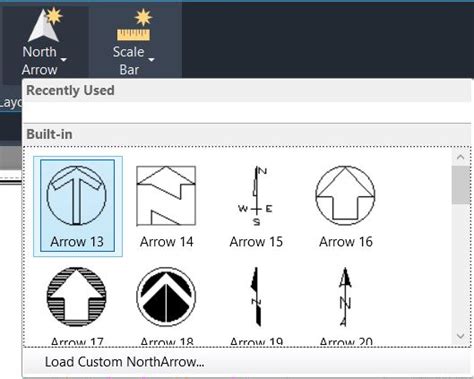 Image result for AutoCAD Drawing Add Northing Arrow