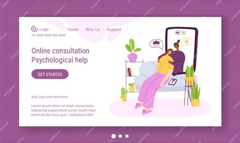 Online Therapy Landing Page に対する画像結果